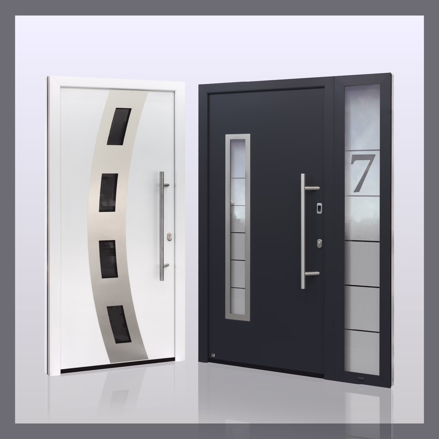 RYTERNA ENTRY RD67 doors RD67 front doors, lauko durys RD67
