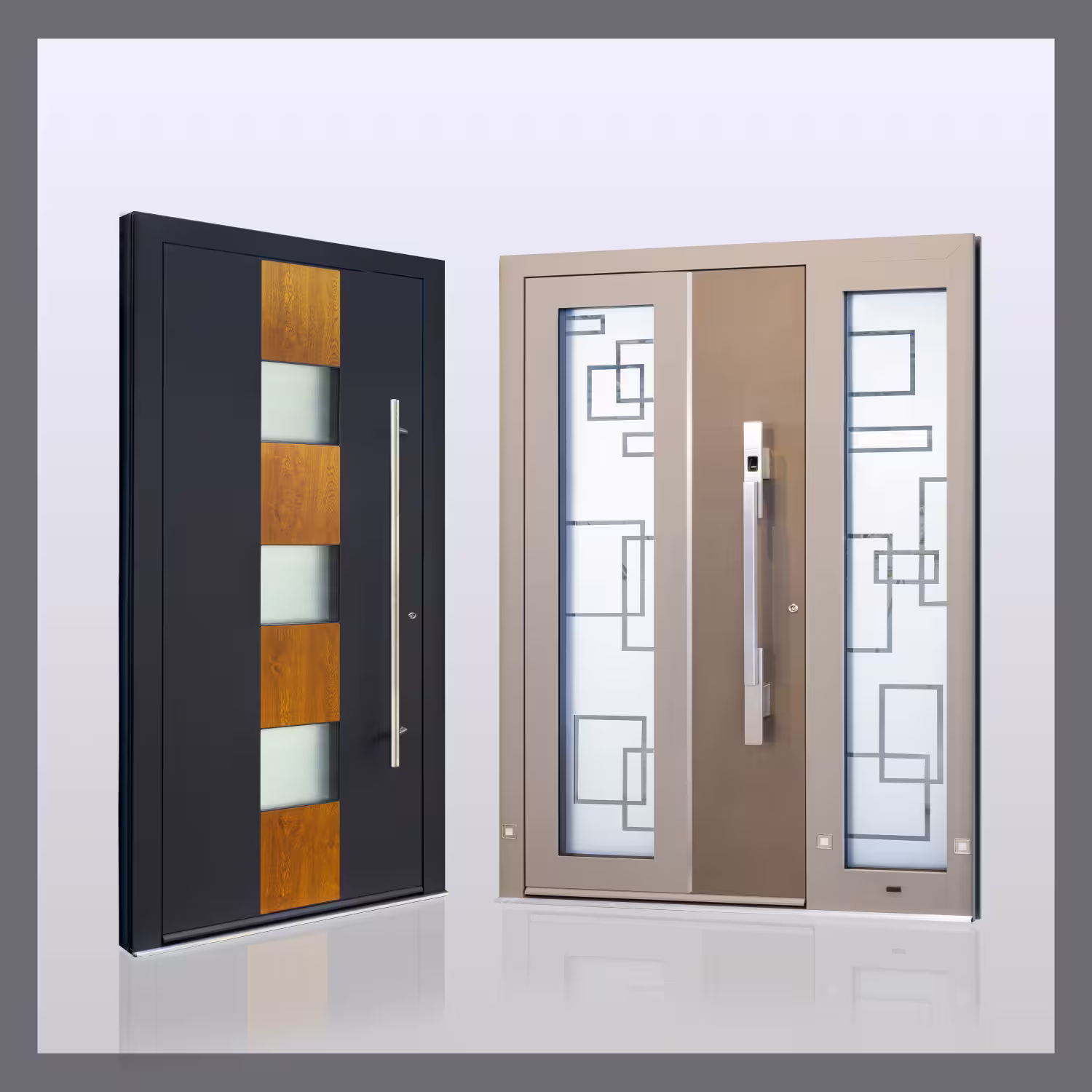 RYTERNA ENTRY RD80 doors RD80 front doors, lauko durys RD80